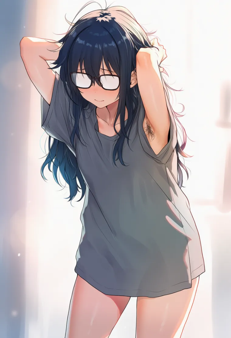 脇毛のプロンプト｜地味子のパーツ・AIイラスト