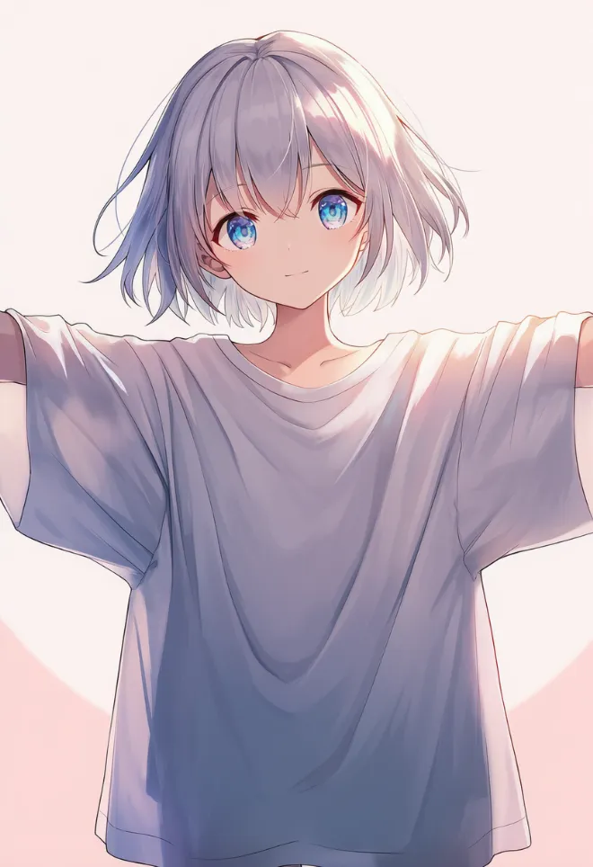 手を広げる(AIイラスト)|プロンプトと作例