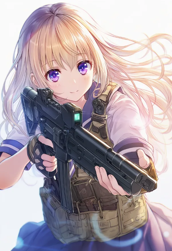 アサルトライフルのプロンプト|AIイラスト