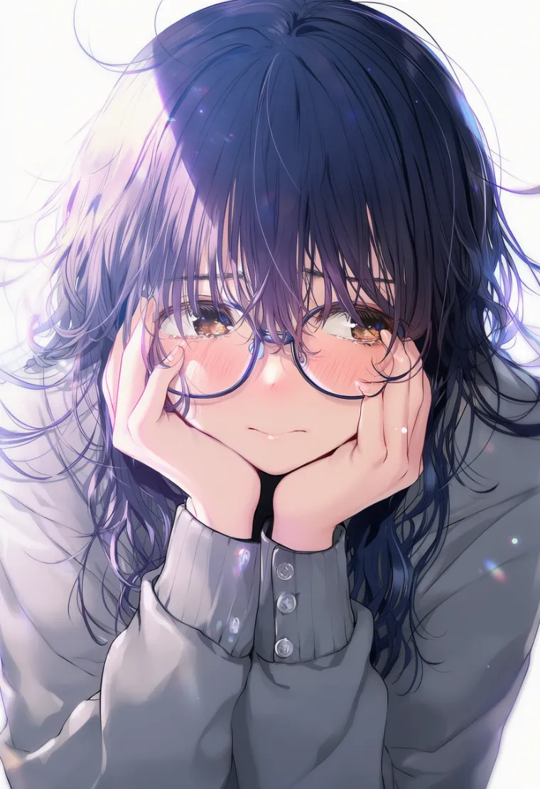 目を逸らすプロンプト｜地味子のパーツ・AIイラスト