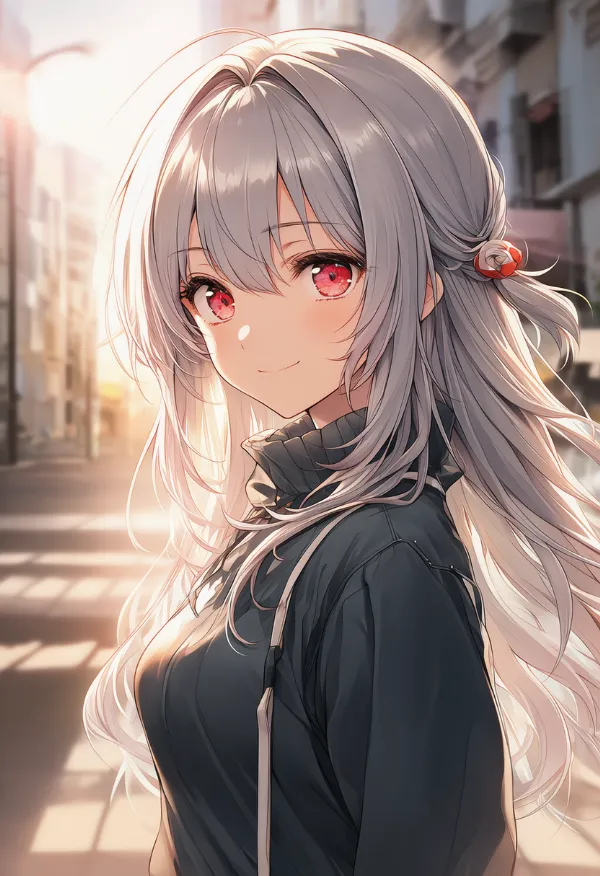 逆光のAIイラスト|プロンプト紹介用