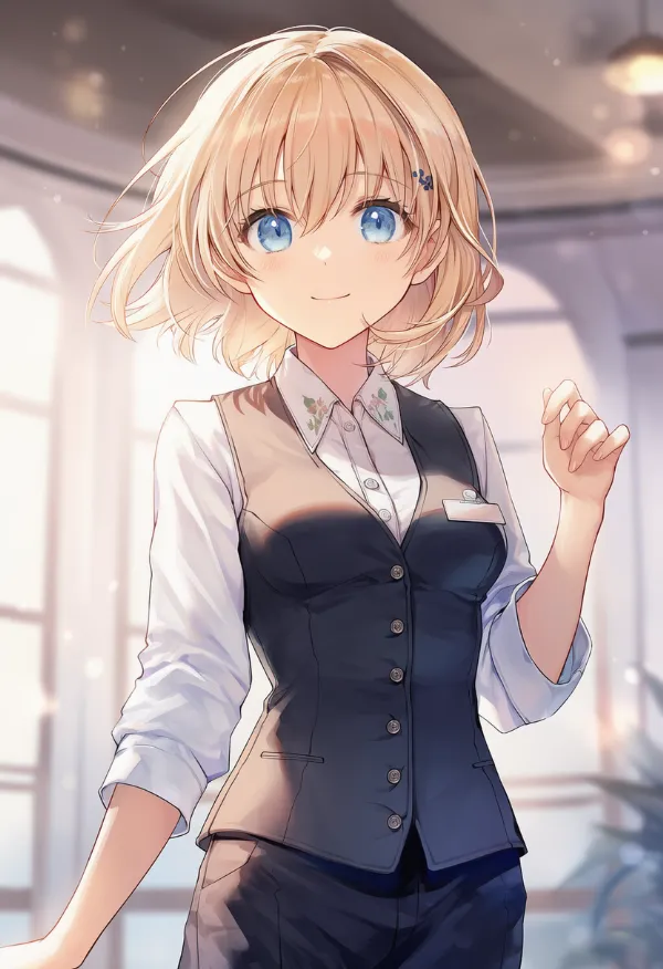 ベルボーイのプロンプト|AIイラスト作例