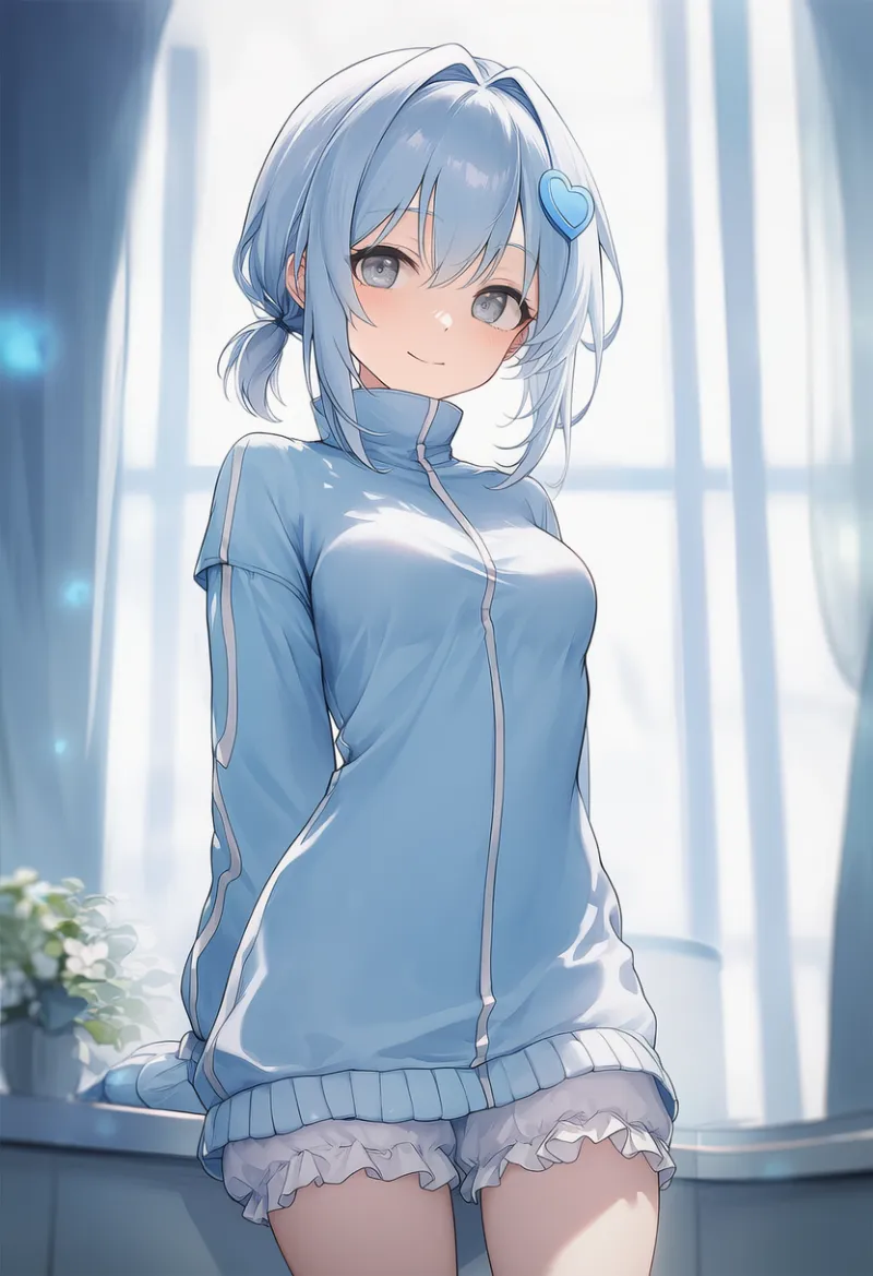 ドロワーズ風ボトムスのAIイラスト|天使界隈プロンプト紹介