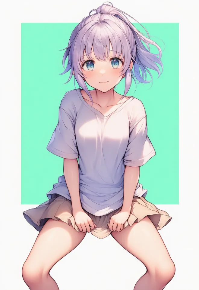 ガニ股(AIイラスト)|プロンプトと作例