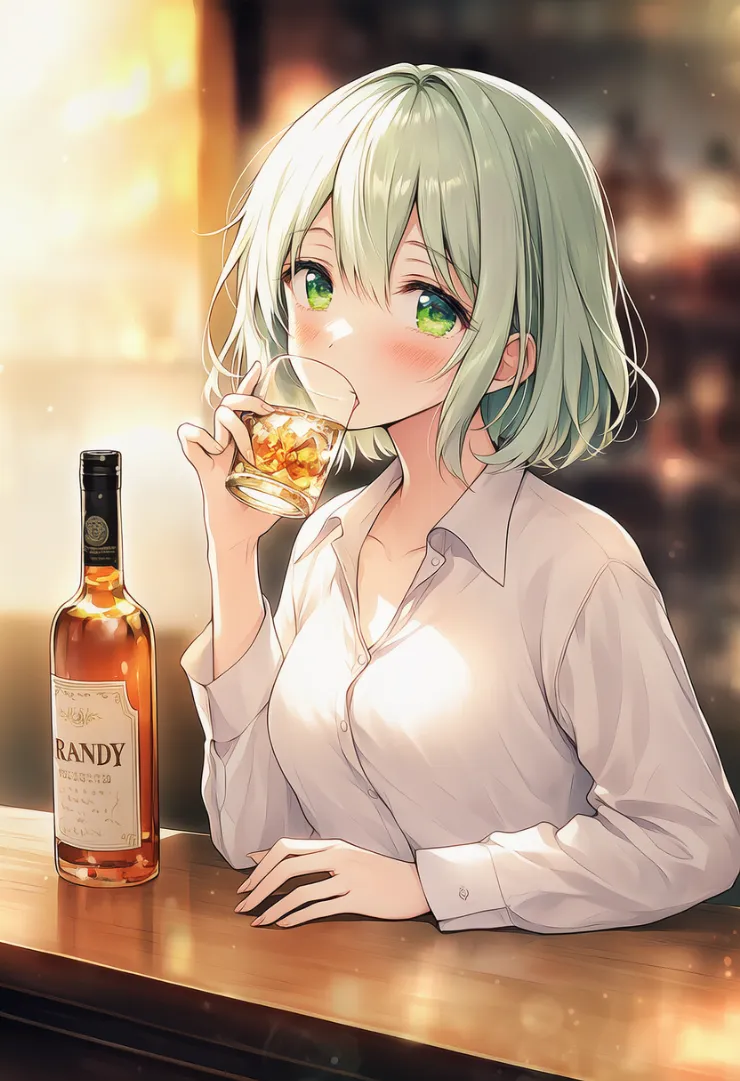 ブランデーのプロンプト紹介とAIイラスト作例