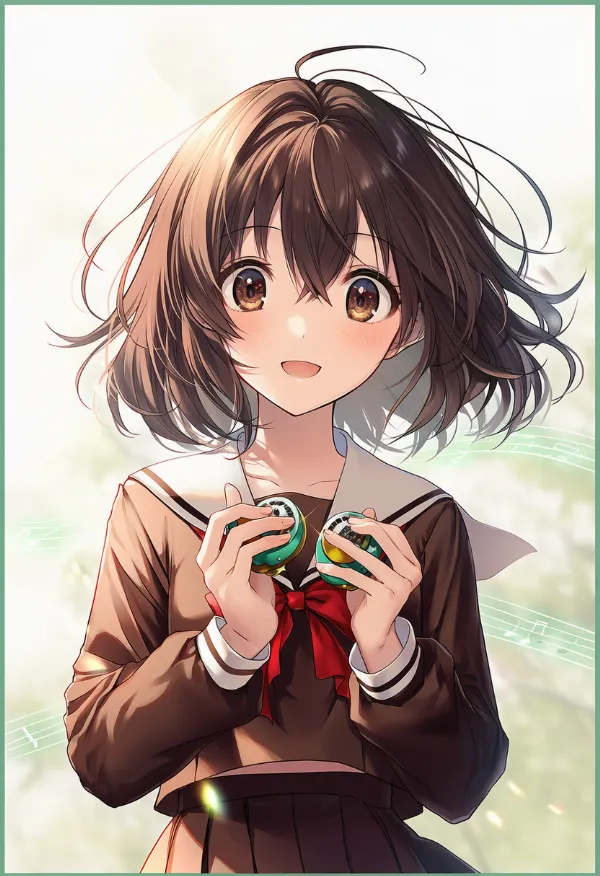 カスタネットのAIイラストとプロンプト紹介