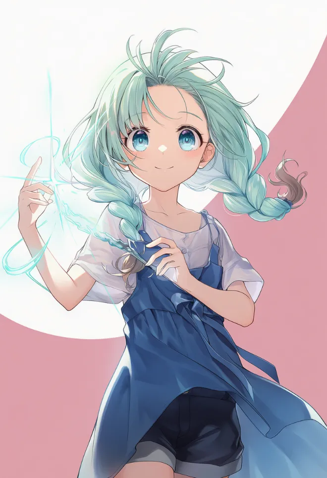 魔法を唱える(AIイラスト)|プロンプトと作例