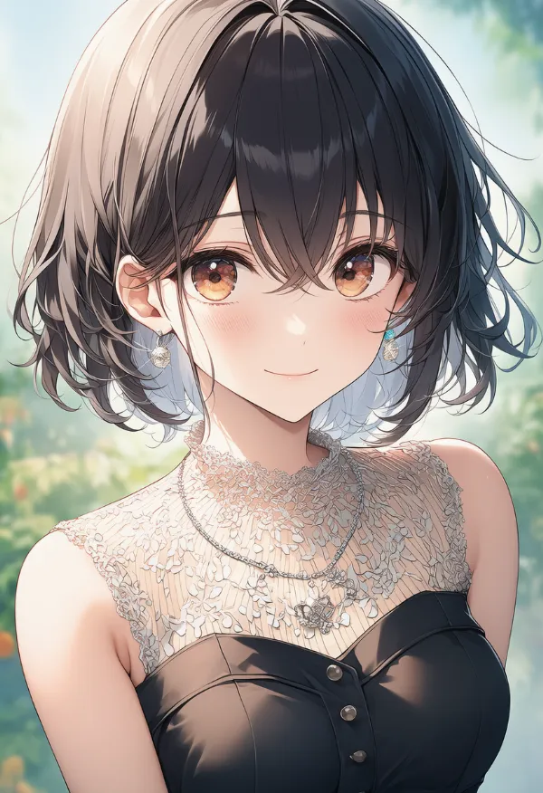 キャッチライトのAIイラスト|プロンプト紹介用