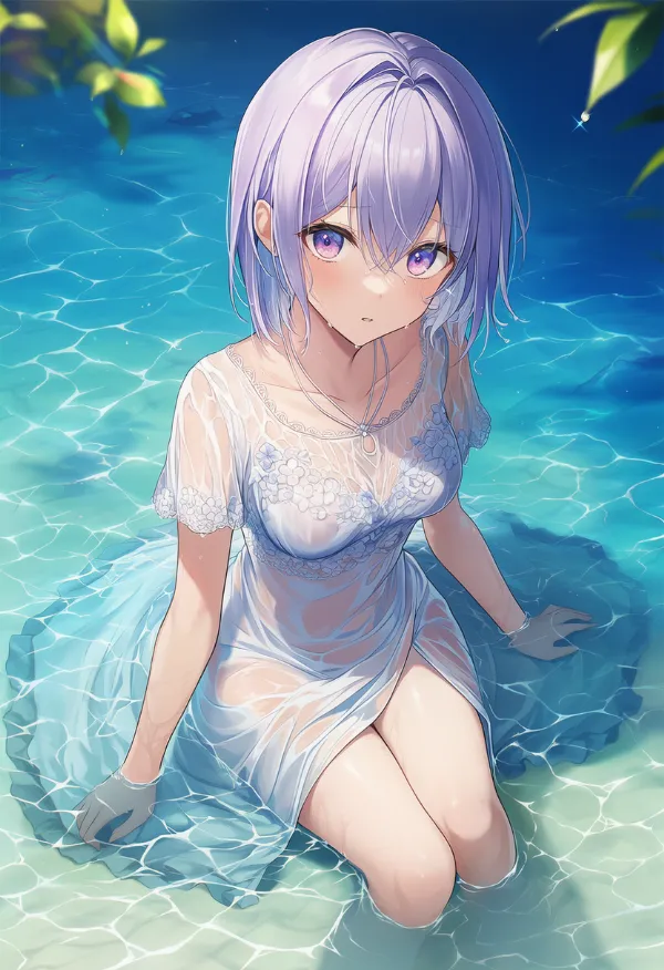 光の模様のAIイラスト|プロンプト紹介用