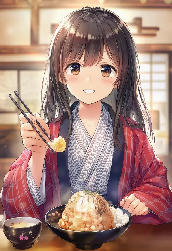 ちゃぶ台の再現用プロンプトとAIイラスト作例