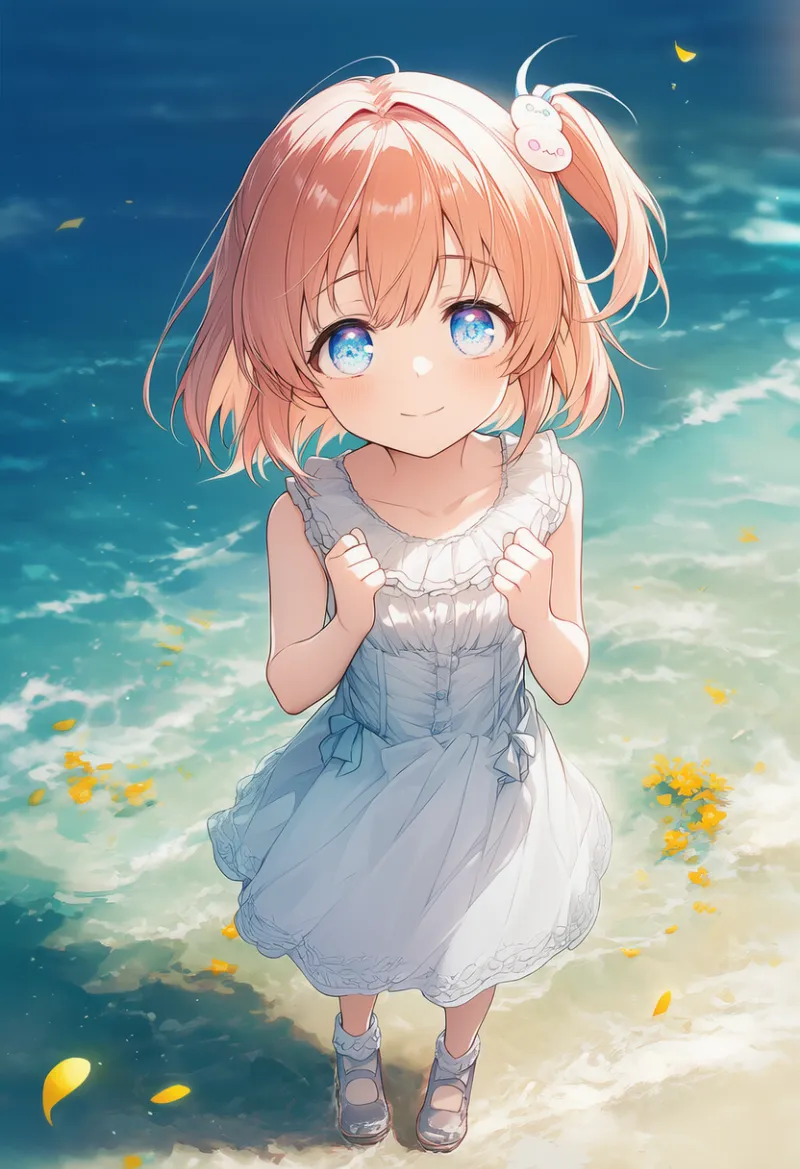 子供を再現するプロンプト「child」によるAIイラストの作例