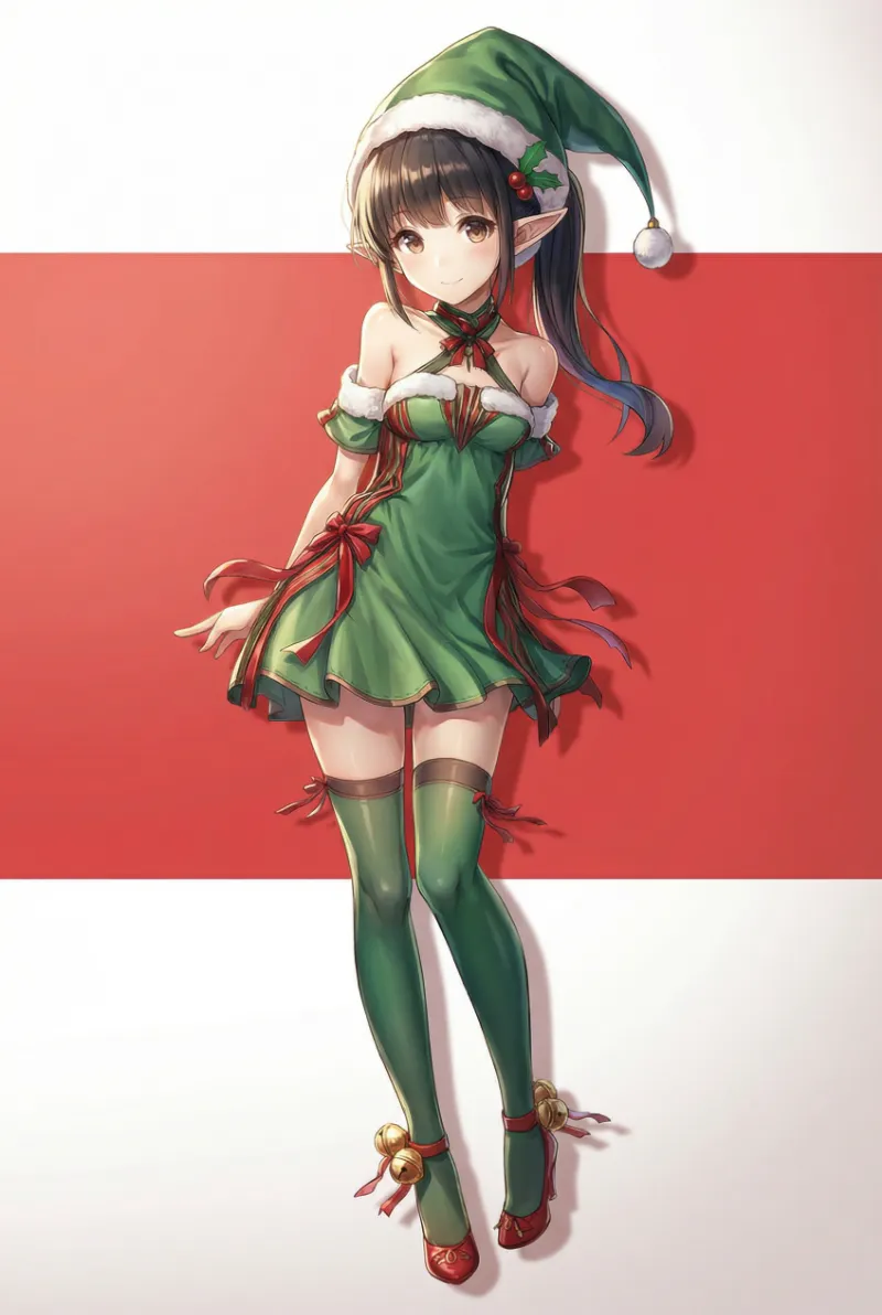 セクシー系クリスマスエルフのAIイラスト｜プロンプト紹介