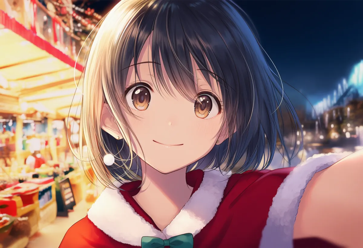 クリスマスマーケットのAIイラスト｜プロンプト紹介