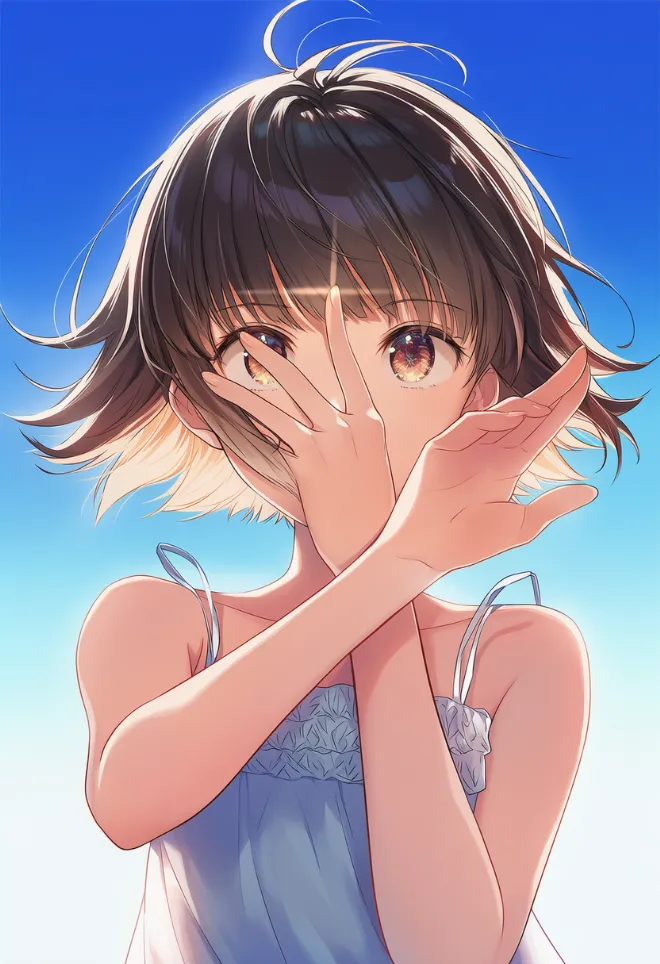 厨二病ポーズ(AIイラスト)|プロンプトと作例