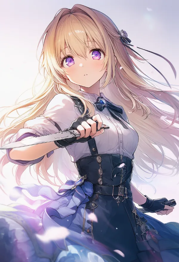 戦闘ナイフのプロンプト|AIイラスト