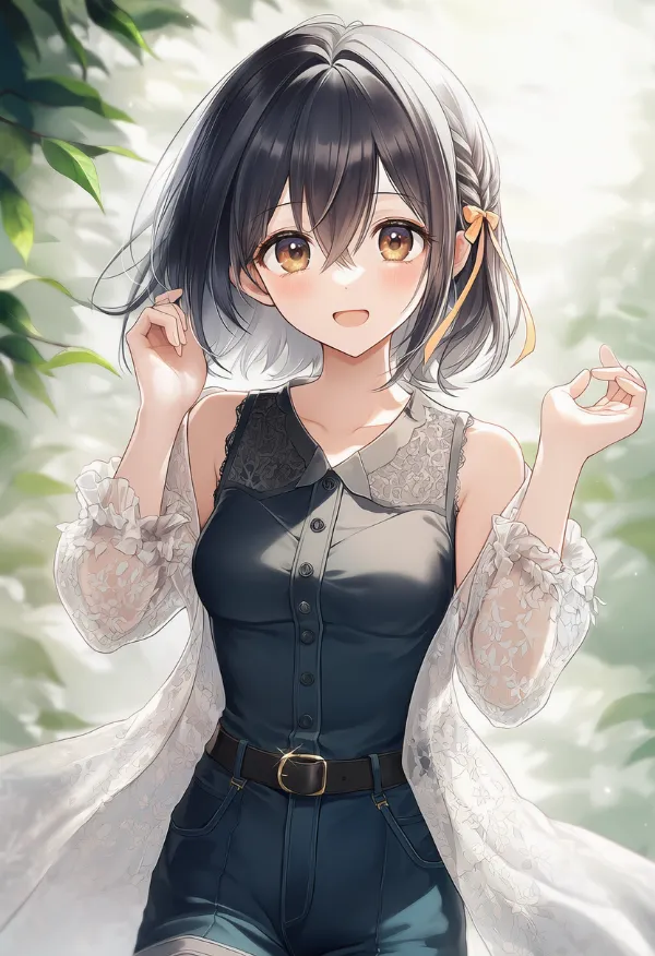 柔らかい光のAIイラスト|プロンプト紹介用