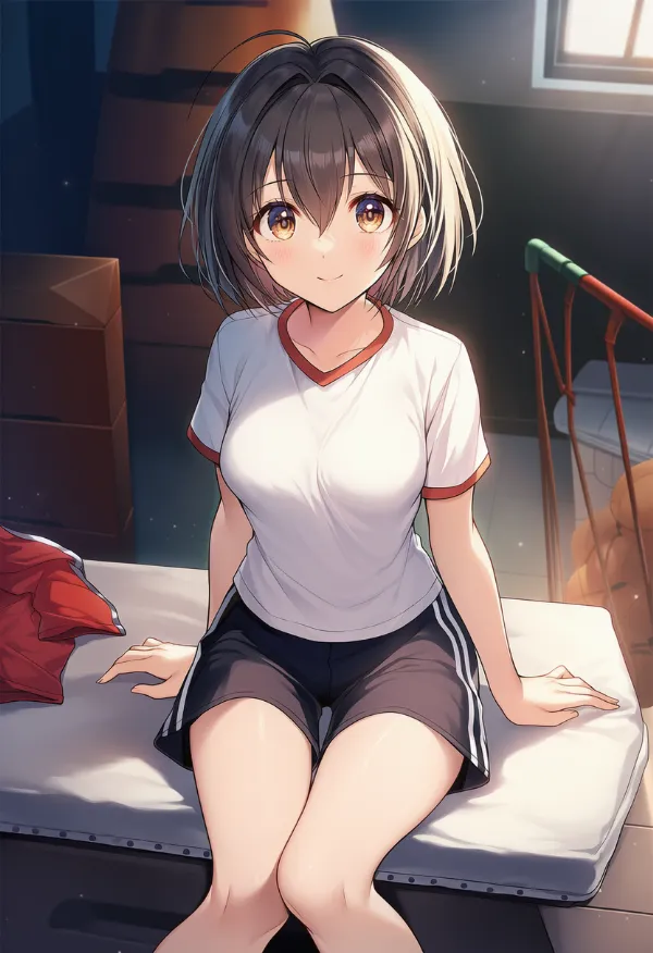 薄暗い照明のAIイラスト|プロンプト紹介用