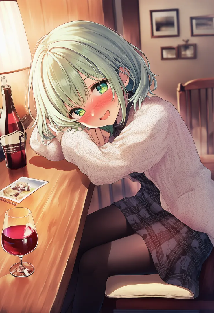 酒に酔う状態を再現するプロンプトとAIイラストの作例