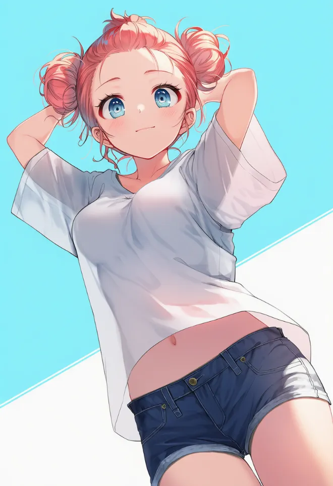 ダイナミックポーズ(AIイラスト)|プロンプトと作例