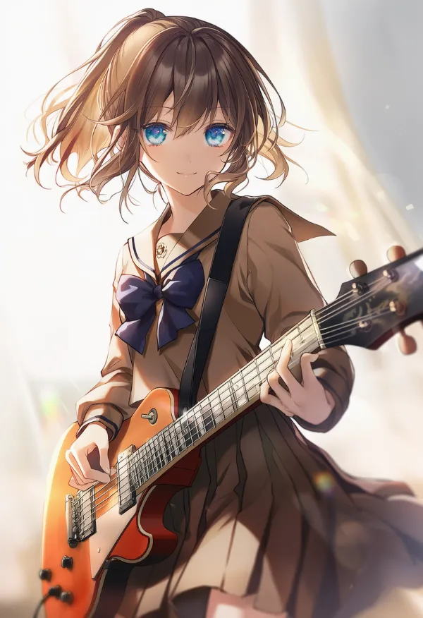 エレキギターのAIイラストとプロンプト紹介