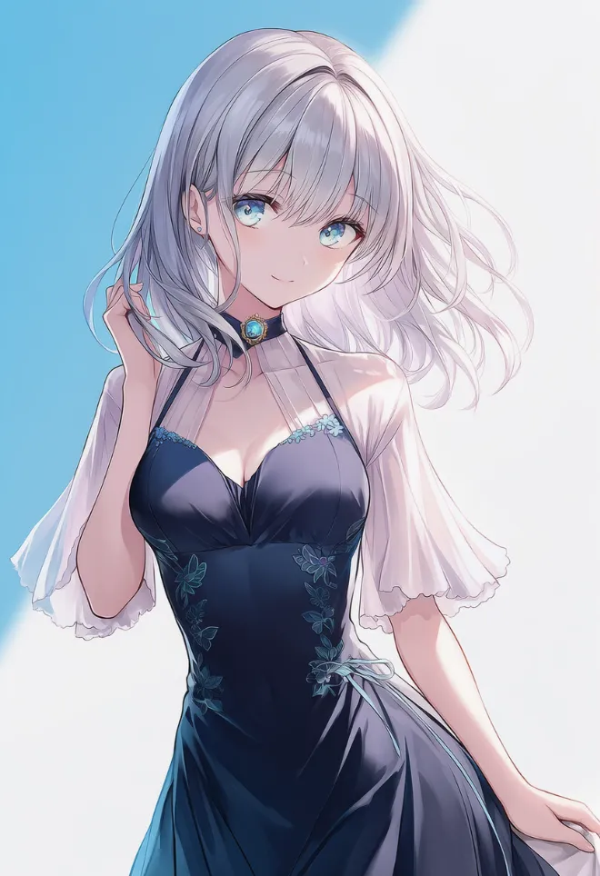 女性らしいポーズ(AIイラスト)|プロンプトと作例