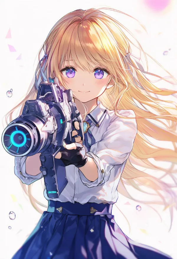 エネルギー銃のプロンプト|AIイラスト