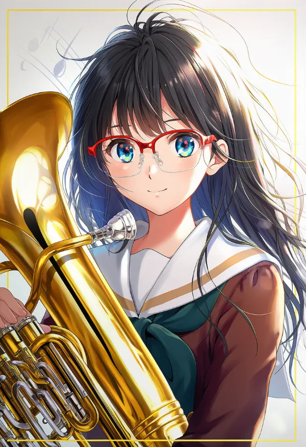 ユーフォニアムのAIイラストとプロンプト紹介