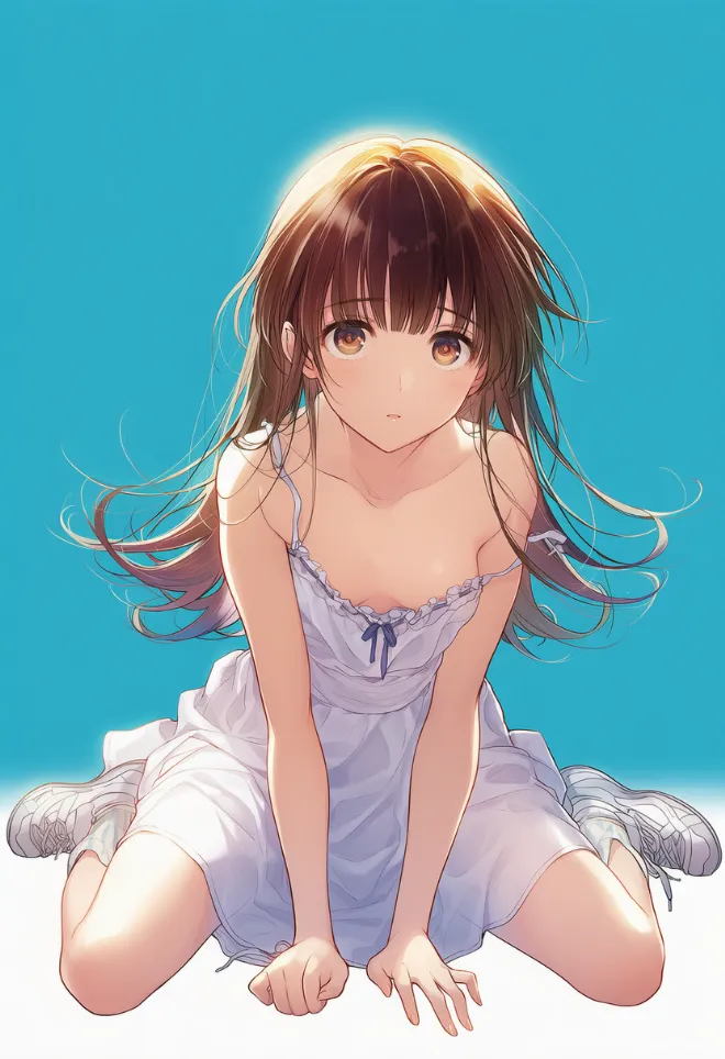 倒れる(AIイラスト)|プロンプトと作例