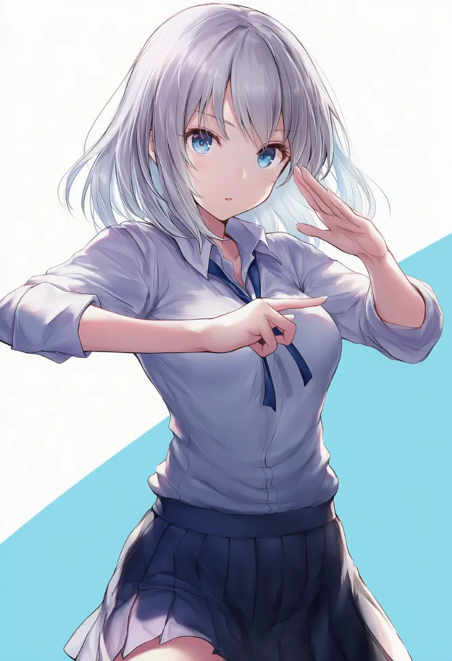 戦闘ポーズ(AIイラスト)|プロンプトと作例