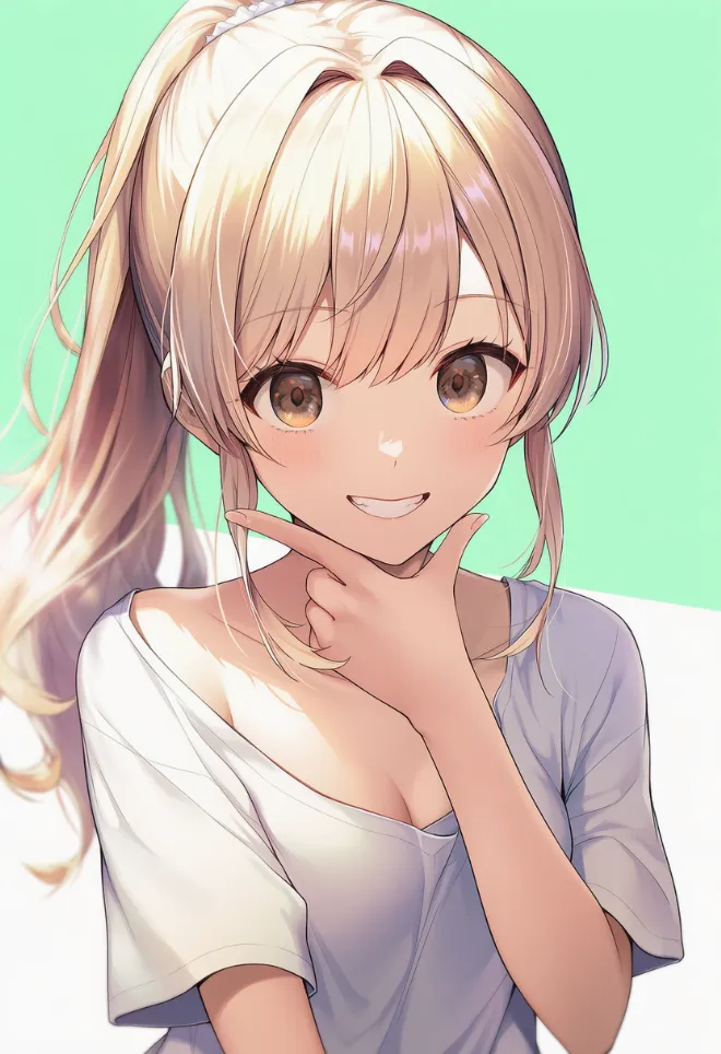 キラーンのポーズ(AIイラスト)|プロンプトと作例