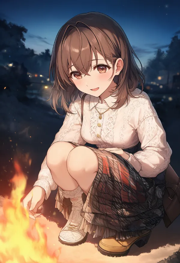 火のAIイラスト|プロンプト紹介用