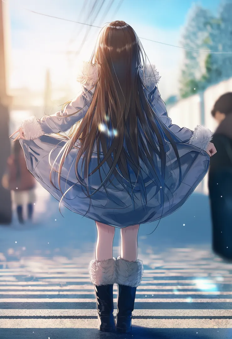 キャラクターが自分の意思で服をはだけさせるプロンプトの紹介とAIイラスト作例-1