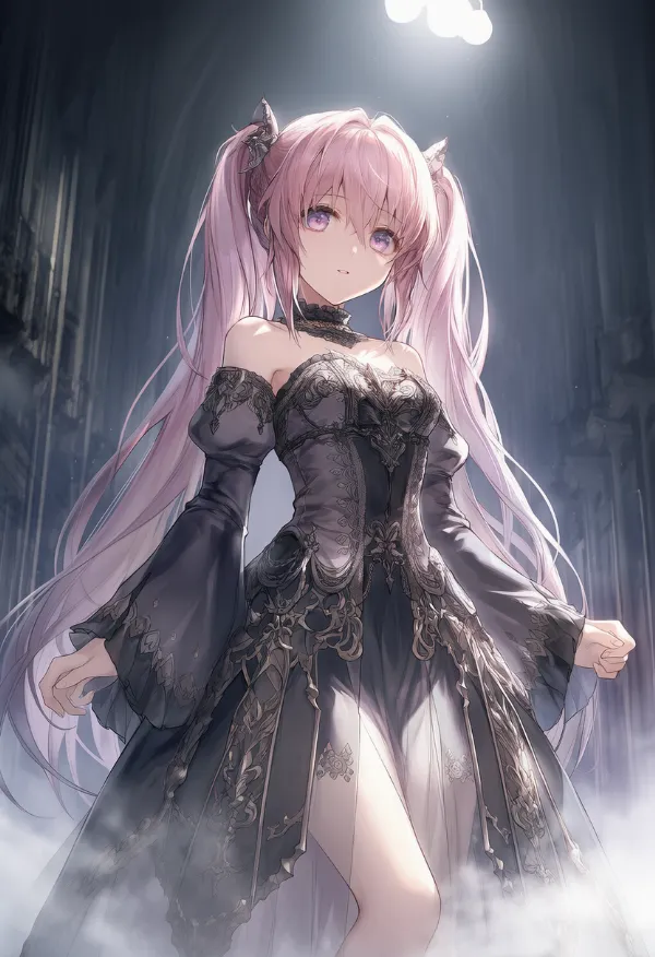 幻想的な光のAIイラスト|プロンプト紹介用