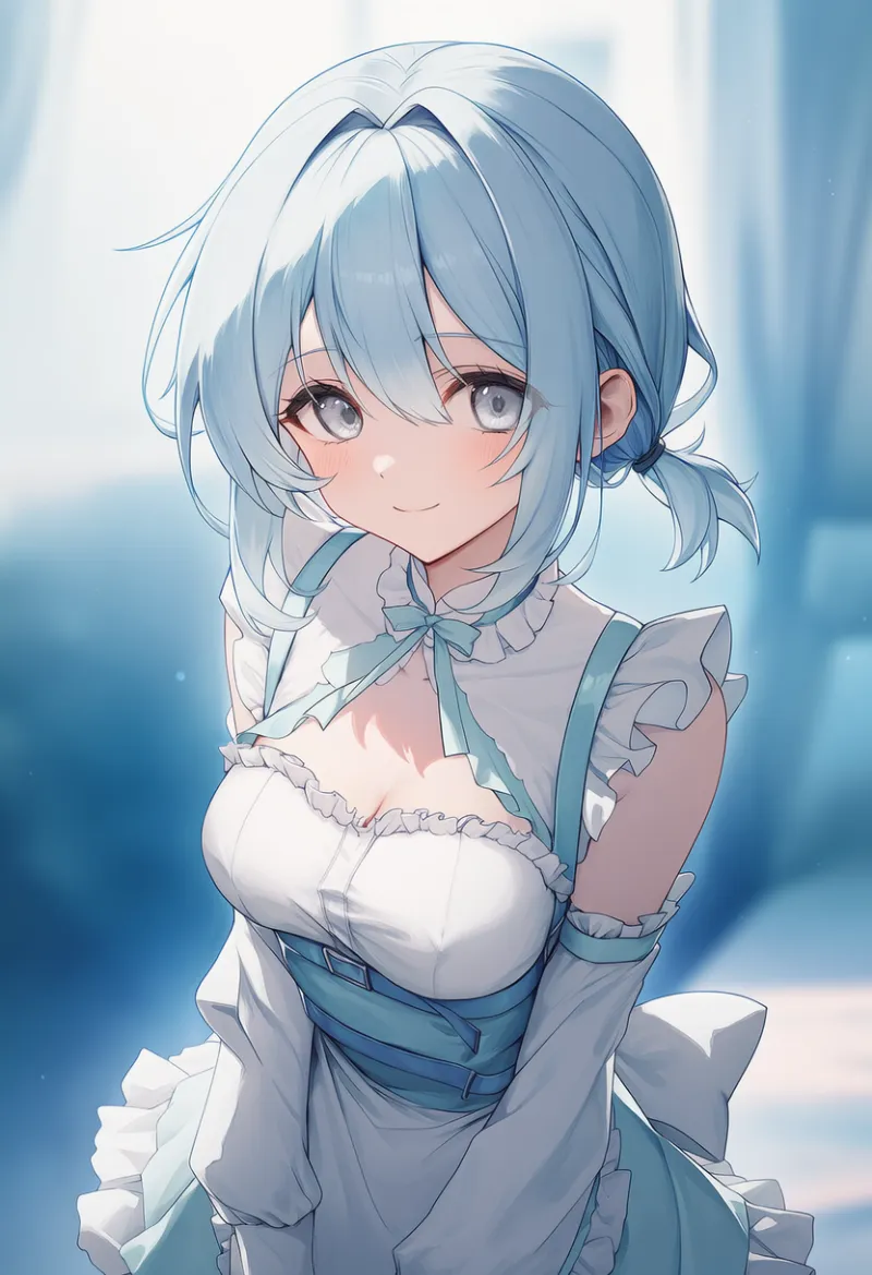 フリル付きシャツのAIイラスト|天使界隈プロンプト紹介