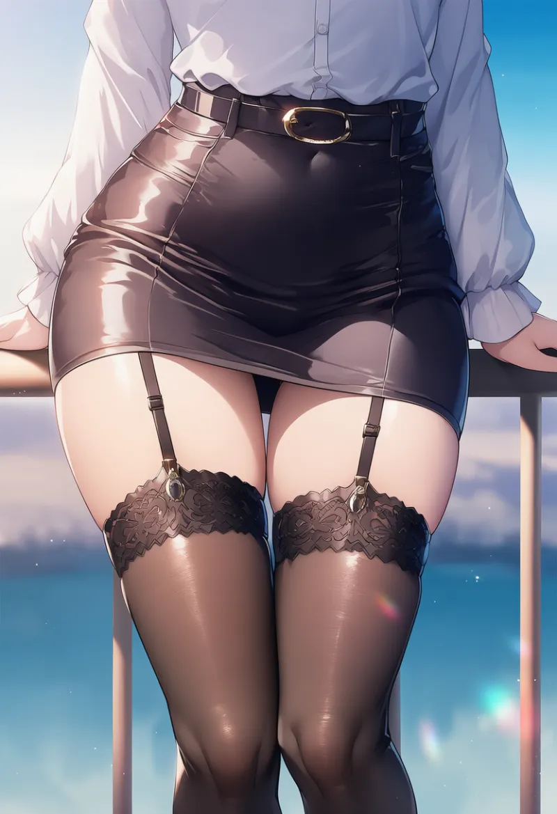 ガーターベルトのAIイラスト作例｜プロンプト紹介