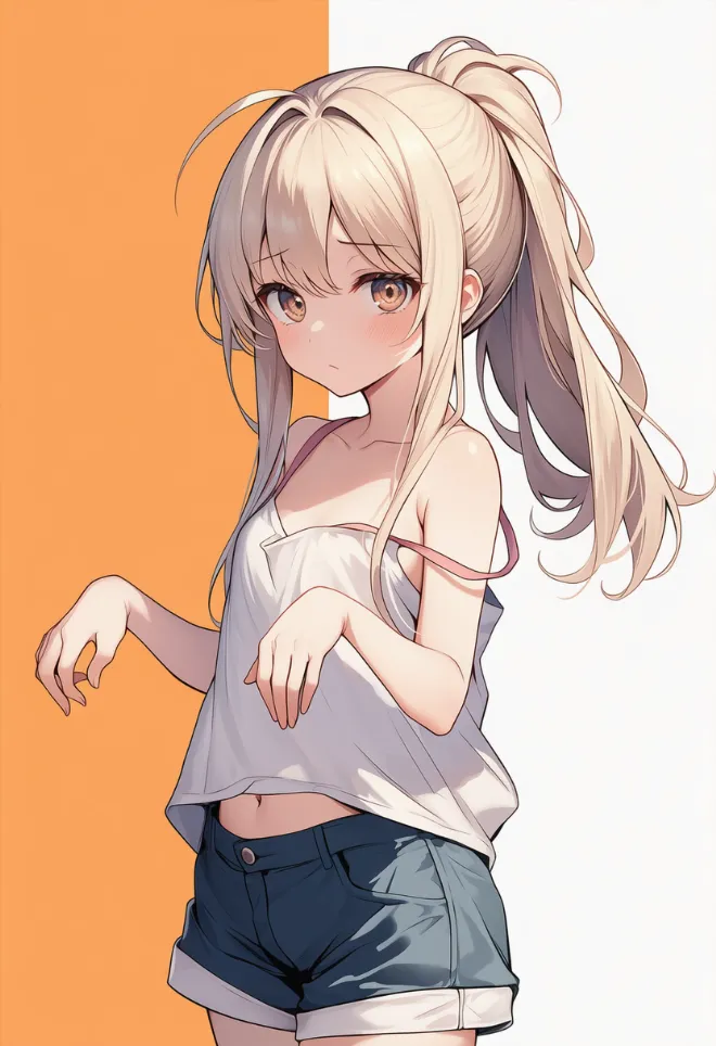 お化けのポーズ(AIイラスト)|プロンプトと作例