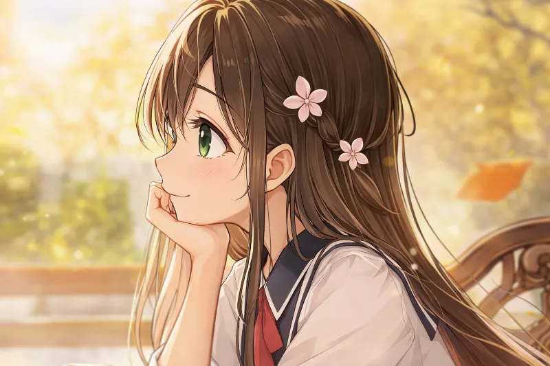 GPT Image 1.5で生成した画像｜元画像をキャラのクローズアップ構図にしたAIイラスト