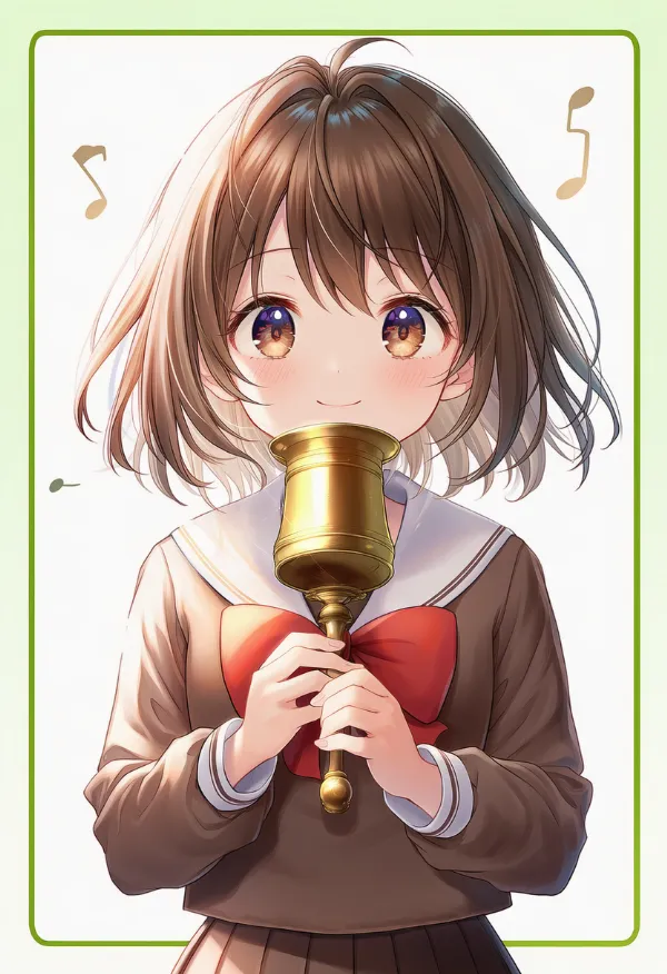 ハンドベルのAIイラストとプロンプト紹介