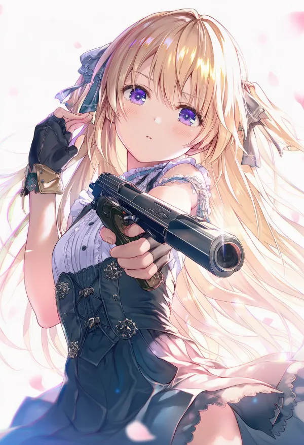 拳銃のプロンプト|AIイラスト