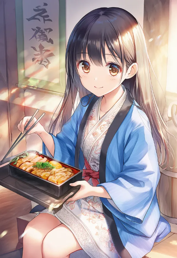 掛け軸の再現用プロンプトとAIイラスト作例