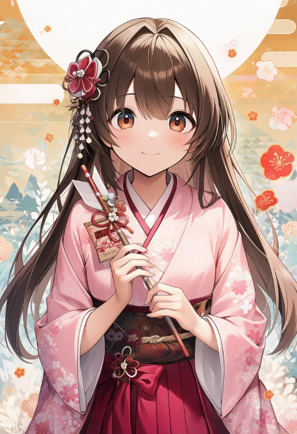 ハッピーニューイヤーを表すプロンプト｜AIイラスト作例