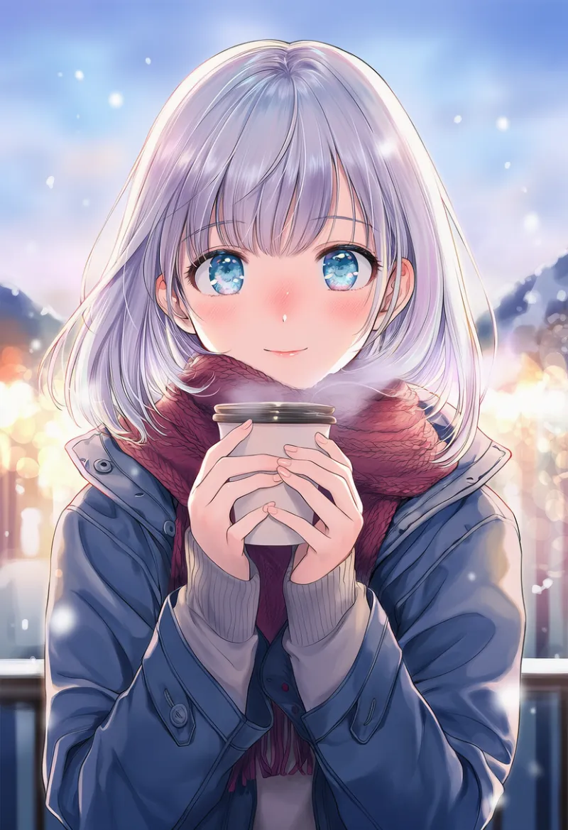 湯気の立つカップを再現したAIイラスト｜プロンプト紹介