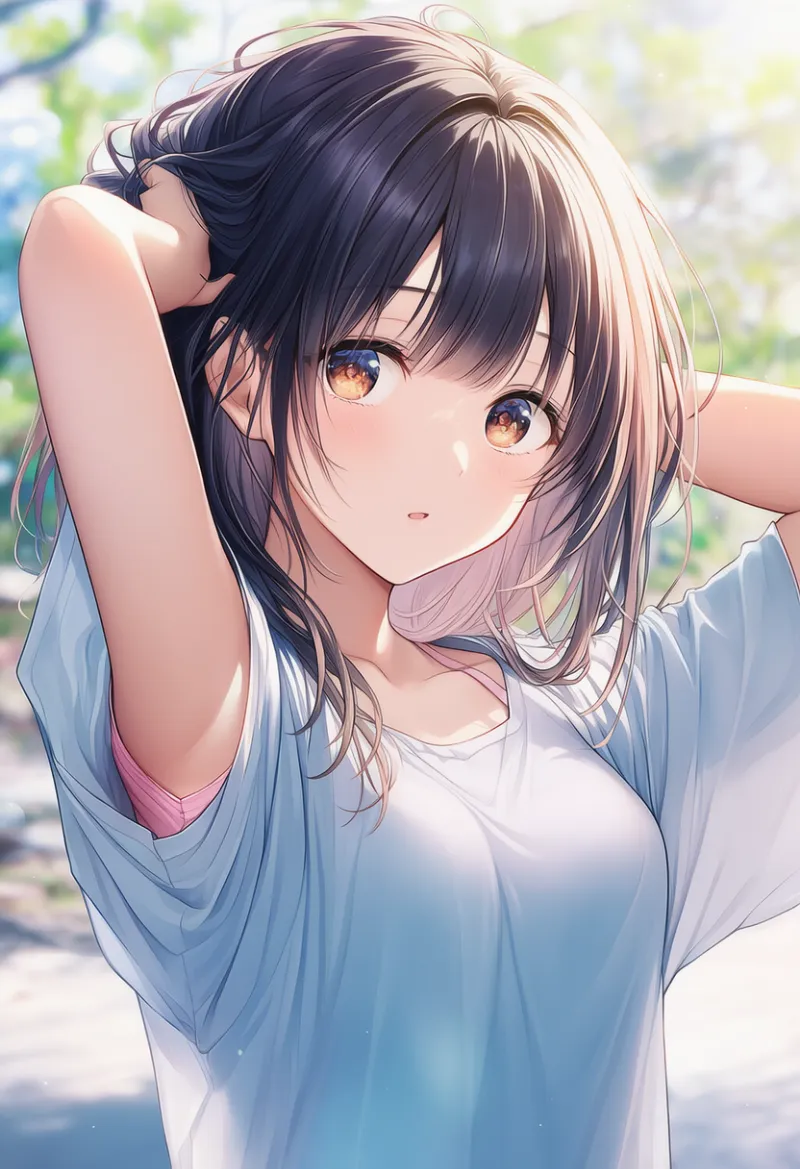 広い袖口のAIイラスト｜プロンプト紹介