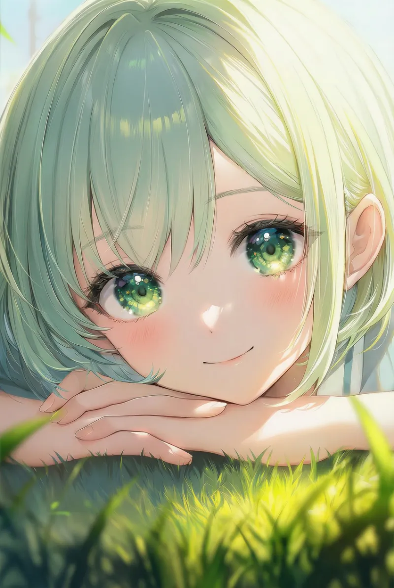 Nano Banana Proを駆使してAIイラストの甘くなった瞳を自然に整えるプロンプト紹介-作例2