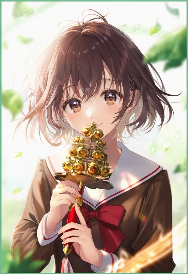 神楽鈴のAIイラストとプロンプト紹介