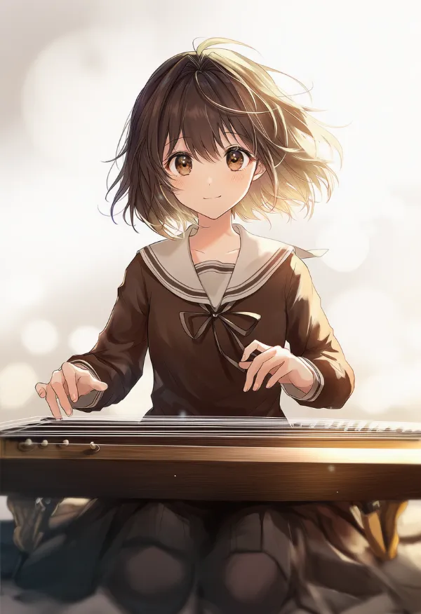 琴(こと)のAIイラストとプロンプト紹介