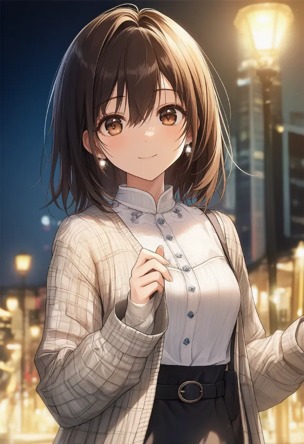 街路灯のAIイラスト|プロンプト紹介用