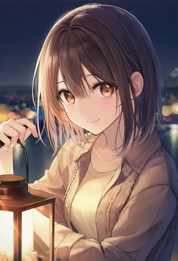 ランタンのAIイラスト|プロンプト紹介用