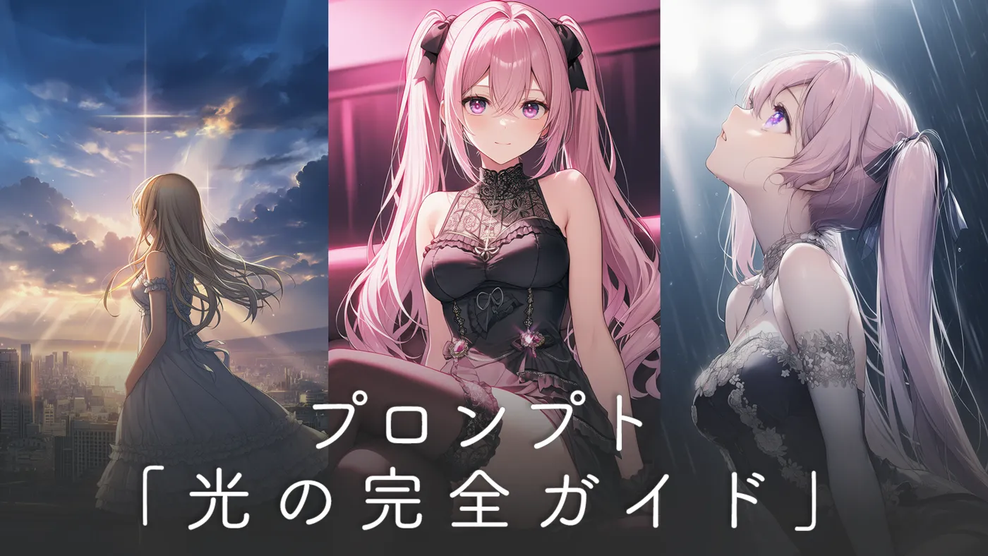 光のプロンプト大全（光源・当たり方・差し込む光等）【NovelAI】