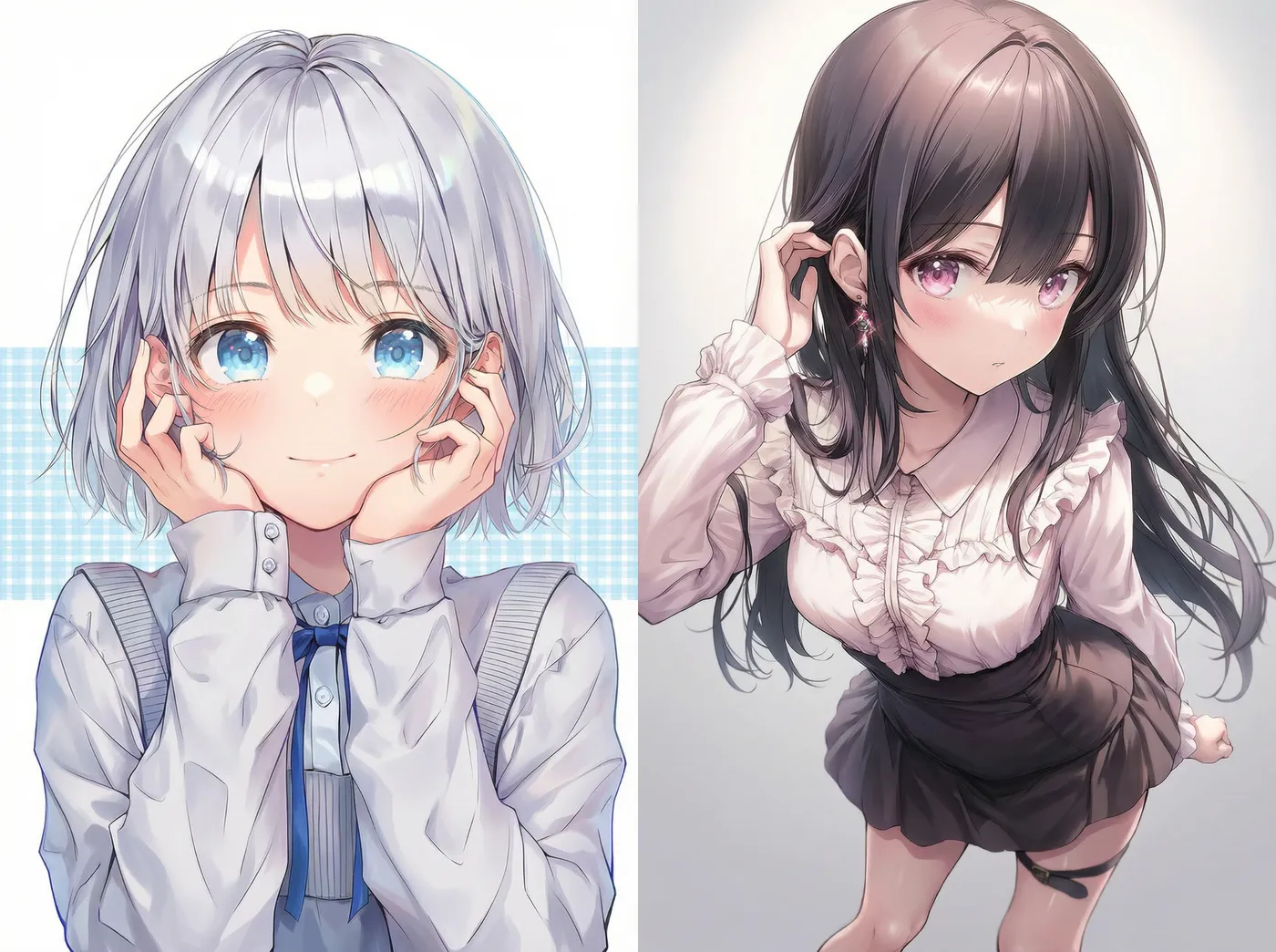 Nano Banana ProでAIイラストにクラムシェルライティング(照明テクニック)を加えた作例-2